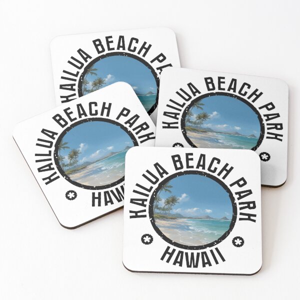 Item preview, Kailua Beach Park - Hawaii (with Black Lettering) designed and sold by VelvetRoom.