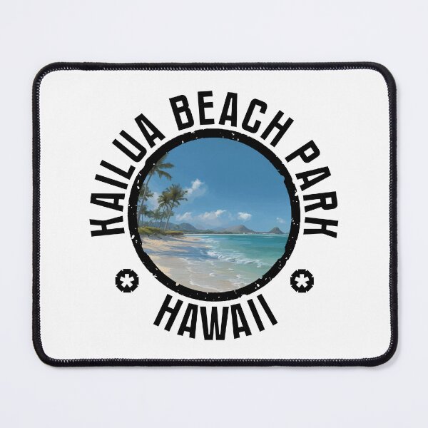 Item preview, Kailua Beach Park - Hawaii (with Black Lettering) designed and sold by VelvetRoom.