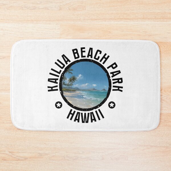 Item preview, Kailua Beach Park - Hawaii (with Black Lettering) designed and sold by VelvetRoom.