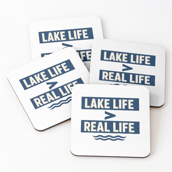 Item preview, Lake Life > Real Life – Minimal Coastal Lake Living Design designed and sold by EastEndTownie.