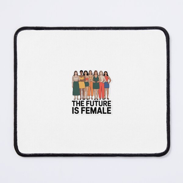 Item preview, The Future Is Female: Diverse Feminist Women Empowered Group Sticker designed and sold by AuroraPixelDa.