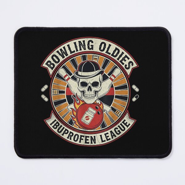 Item preview, Funny Bowling Oldies Ibuprofen League Retro Senior Gift designed and sold by Ali-printshop.