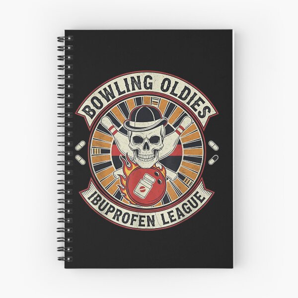 Item preview, Funny Bowling Oldies Ibuprofen League Retro Senior Gift designed and sold by Ali-printshop.