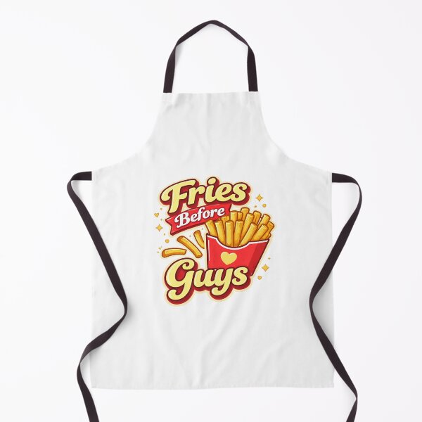 Item preview, Fries Before Guys – Funny Food Pun Cute French Fries Design designed and sold by EastEndTownie.