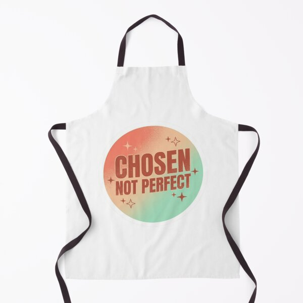 Item preview, Chosen Not Perfect" Motivational Sticker - Warm Gradient Design designed and sold by ShoopingAn.