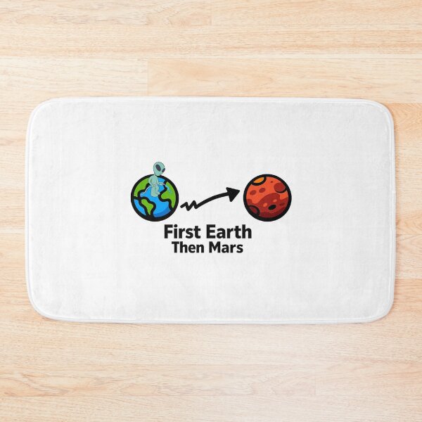 Item preview, First Earth Then Mars designed and sold by LuveraxArt.