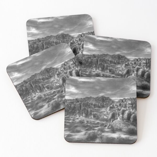 Item preview, Wind in the Alabama Hills Monochrome designed and sold by Wayne King.
