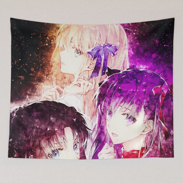 Item preview, Rin Tohsaka Fate Stay Night Mystic Trio Purple Sparkles designed and sold by mildaclairmo.