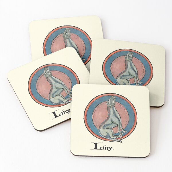 Item preview, Lynx – Illustration from a Medieval Bestiary designed and sold by Alkaravan Creators.