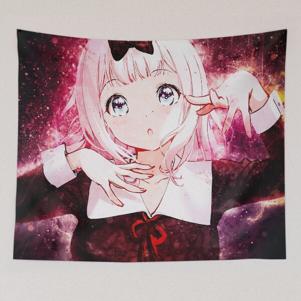 Item preview, Chika Fujiwara Kaguya Sama Love Is War Pink Kawaii Sparkles designed and sold by mildaclairmo.