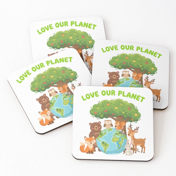 Item preview, Cute Animals Embrace Our Planet Earth designed and sold by chattsuede.