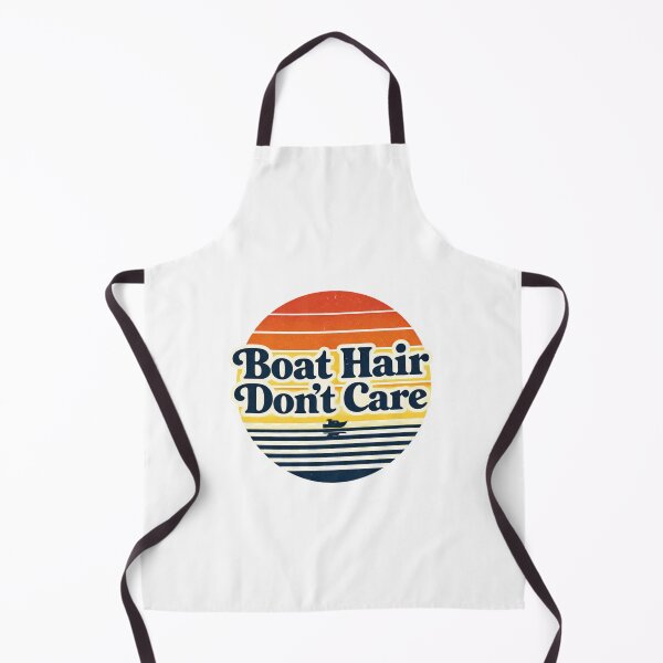 Item preview, Boat Hair Don’t Care – Retro Sunset Boating Lake Life Design designed and sold by EastEndTownie.