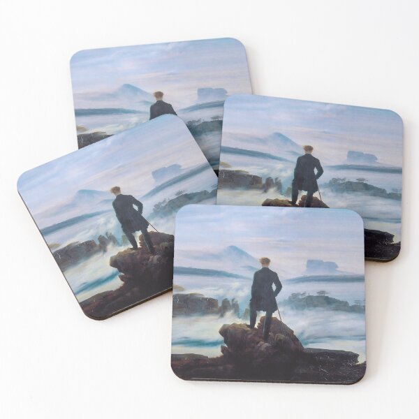 Item preview, The Wanderer Above the Sea of Fog (1818) by Caspar David Friedrich designed and sold by stevepmp.