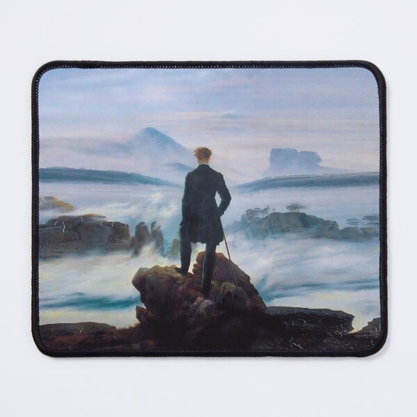 Item preview, The Wanderer Above the Sea of Fog (1818) by Caspar David Friedrich designed and sold by stevepmp.