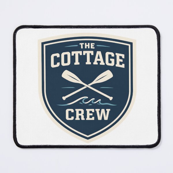 Item preview, The Cottage Crew – Vintage Lake Life Paddle Badge Design designed and sold by EastEndTownie.