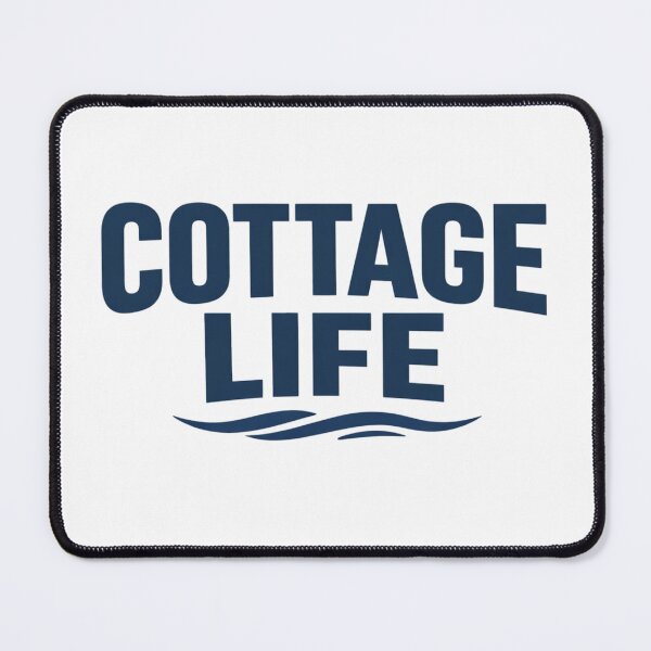 Item preview, Cottage Life – Minimal Lake House Typography Design designed and sold by EastEndTownie.