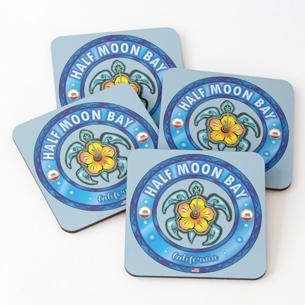 Item preview, Half Moon Bay California sea turtle hibiscus designed and sold by studioss76.
