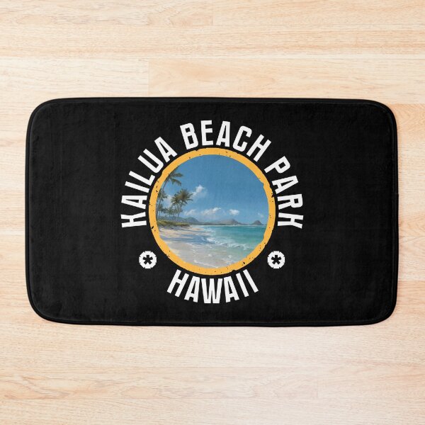 Item preview, Kailua Beach Park - Hawaii (with White Lettering) designed and sold by VelvetRoom.
