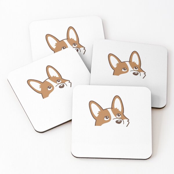 Item preview, Charming Peeking Corgi Pocket Design for Dog Lovers designed and sold by chattsuede.