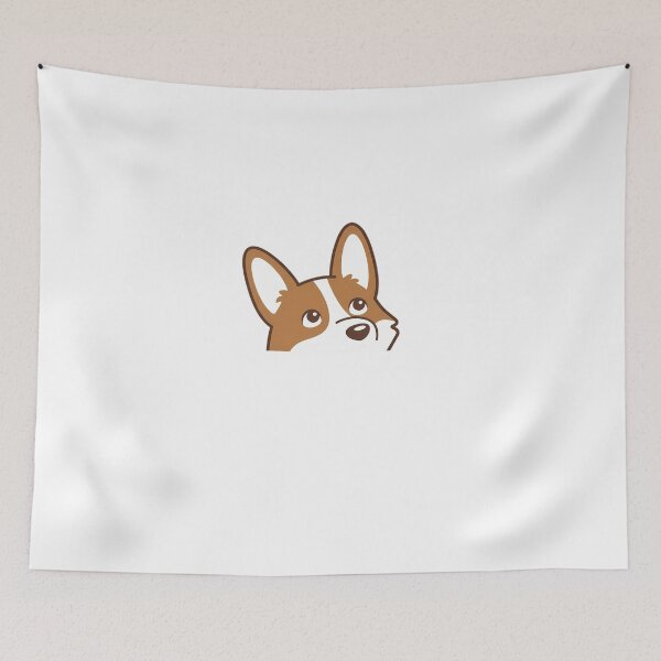 Item preview, Charming Peeking Corgi Pocket Design for Dog Lovers designed and sold by chattsuede.