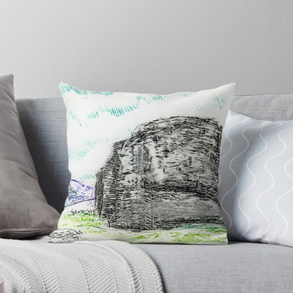 Item preview, Dry Point Print of Castell Dolbadarn Castle, Llanberis, North Wales in Woodies Colour Pencils designed and sold by LymphomaLass.