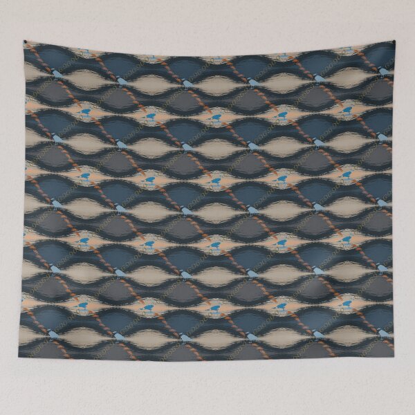 Item preview, Maryland Shore Weave Midnight & Tans designed and sold by Digitalmyth's Designs.