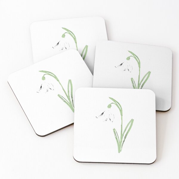Item preview, Elegant Botanical Snowdrop Sketch designed and sold by chattsuede.
