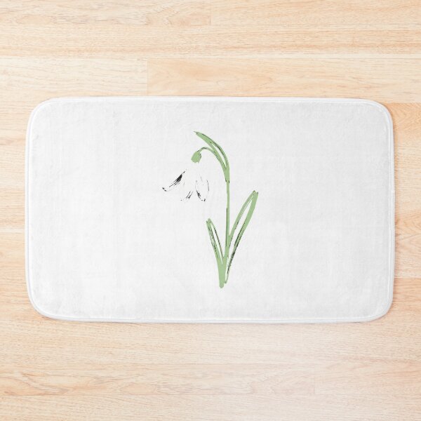 Item preview, Elegant Botanical Snowdrop Sketch designed and sold by chattsuede.