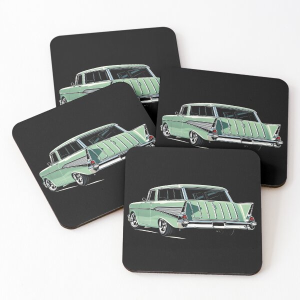 Item preview, 1957 Chevrolet Nomad – Classic Wagon Rear View Illustration designed and sold by Stinky Lincy's Apparel Company.
