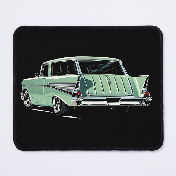 Item preview, 1957 Chevrolet Nomad – Classic Wagon Rear View Illustration designed and sold by Stinky Lincy's Apparel Company.