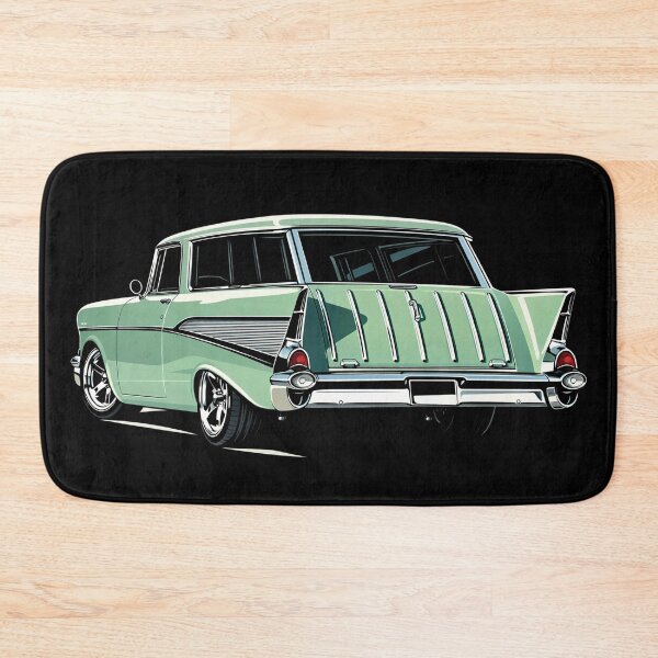 Item preview, 1957 Chevrolet Nomad – Classic Wagon Rear View Illustration designed and sold by Stinky Lincy's Apparel Company.