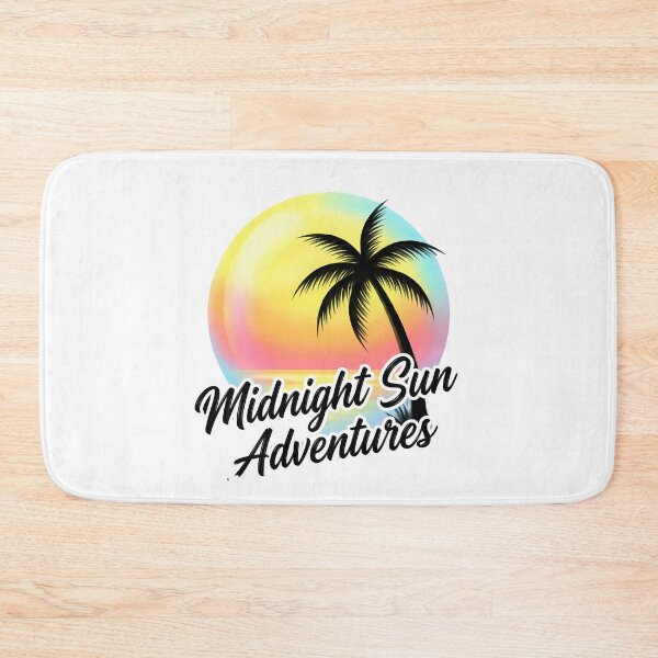 Item preview, Vibrant Midnight Sun Adventures Tropical Airbrush Sunset designed and sold by chattsuede.