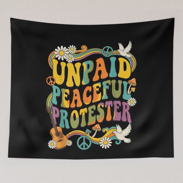 Item preview, Unpaid Peaceful Protester  designed and sold by Ali-printshop.