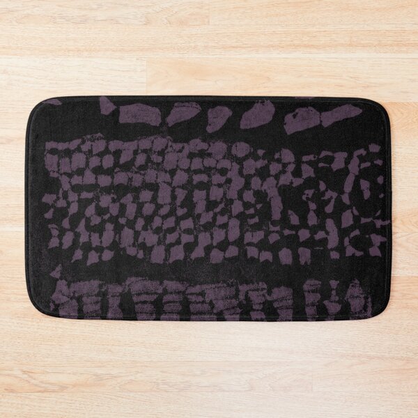 Item preview, Three Grains Textured Monoprint - Coal + Fig designed and sold by Irene Estelle.