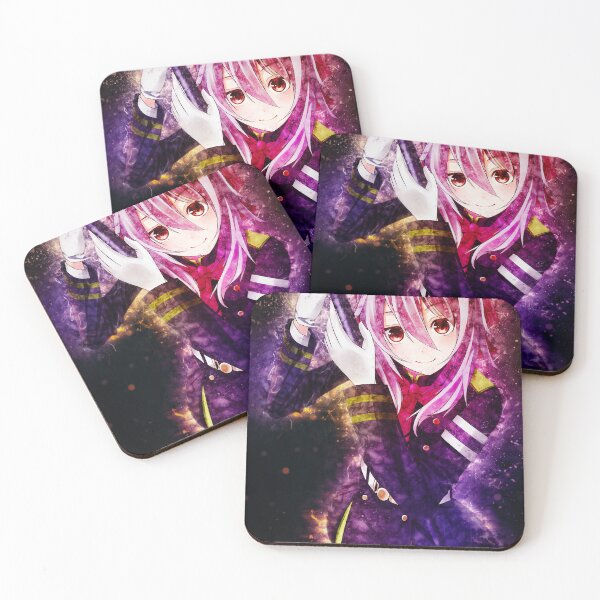 Item preview, Hiiragi Shinoa Seraph Of The End Purple Magic Anime Girl designed and sold by mildaclairmo.