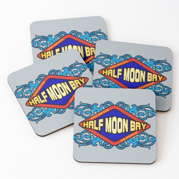 Item preview, Half Moon Bay California retro sign designed and sold by studioss76.
