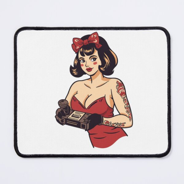 Item preview, Pin Up girl Playing Games designed and sold by Aimee2424.