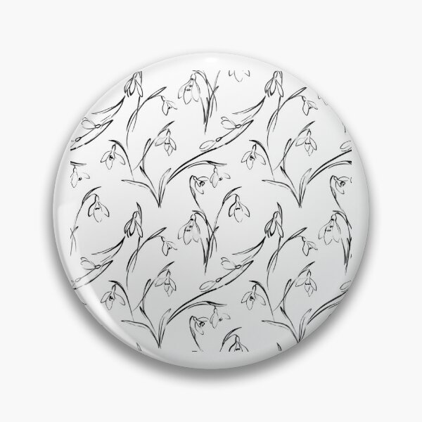 Item preview, Elegant Minimalist Brushstroke Snowdrop Flower designed and sold by chattsuede.