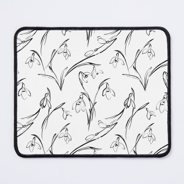 Item preview, Elegant Minimalist Brushstroke Snowdrop Flower designed and sold by chattsuede.