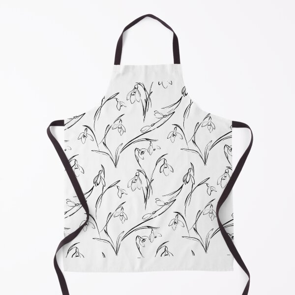 Item preview, Elegant Minimalist Brushstroke Snowdrop Flower designed and sold by chattsuede.
