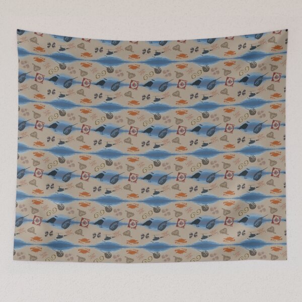 Item preview, Maryland Shore Tan & Blue designed and sold by Digitalmyth's Designs.