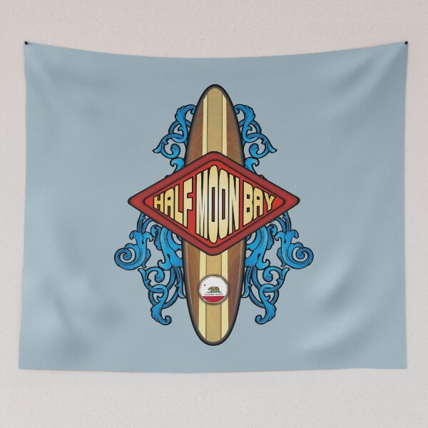 Item preview, Half Moon Bay California vintage surfboard designed and sold by studioss76.