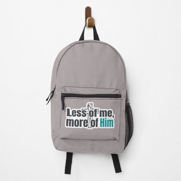 Item preview, "Less of Me, More of Him" Sticker - Modern Geometric Cross designed and sold by ShoopingAn.