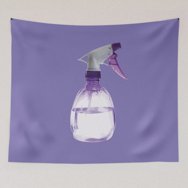 Item preview, Purple Spray Bottle on Solid Background designed and sold by Arturo Daniel Garcia Palomo.