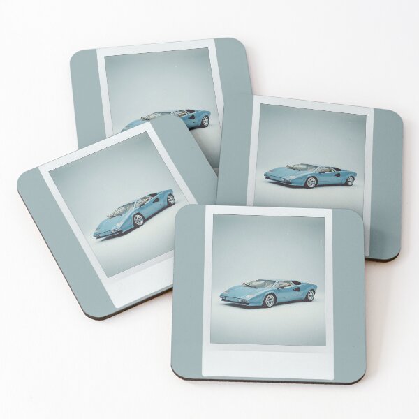 Item preview, Classic Lamborghini Countach Vintage Polaroid Style 80s Supercar Art designed and sold by Motorline44.
