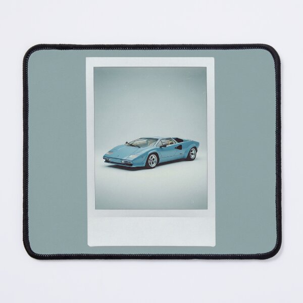 Item preview, Classic Lamborghini Countach Vintage Polaroid Style 80s Supercar Art designed and sold by Motorline44.