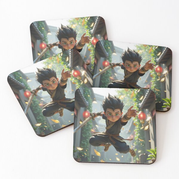Item preview, Emerald Spirit – Warrior’s Leap in Lantern Courtyard designed and sold by nhk999.