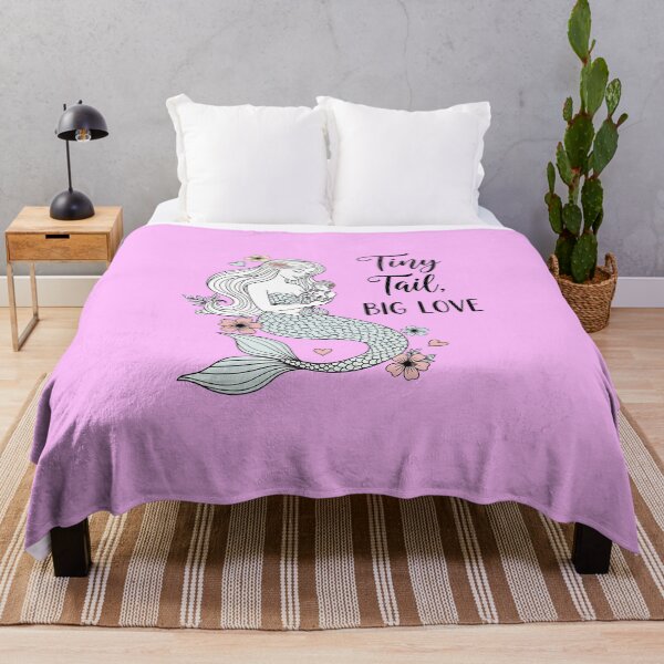 Item preview, Tiny Tail, Big Love – Mama and Baby Mermaid designed and sold by Sea Gem.