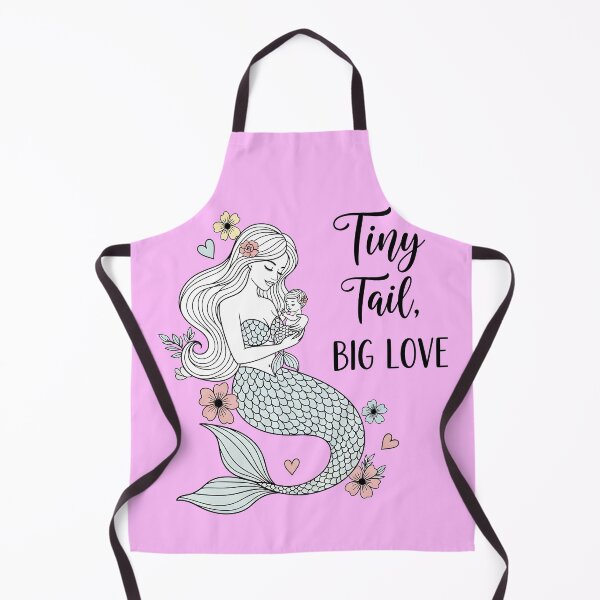 Item preview, Tiny Tail, Big Love – Mama and Baby Mermaid designed and sold by Sea Gem.
