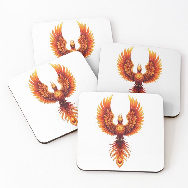 Item preview, Rising Phoenix Fire Bird Sticker designed and sold by Mojbin.